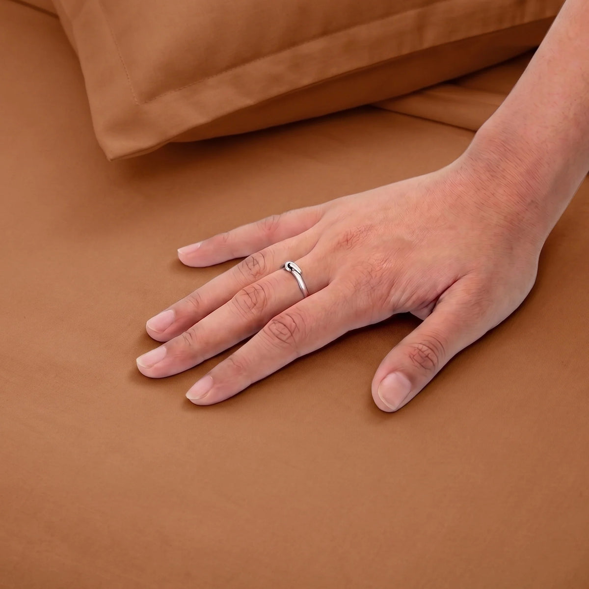 Fort Mellow - Solid Duvet Cover (Taupe)