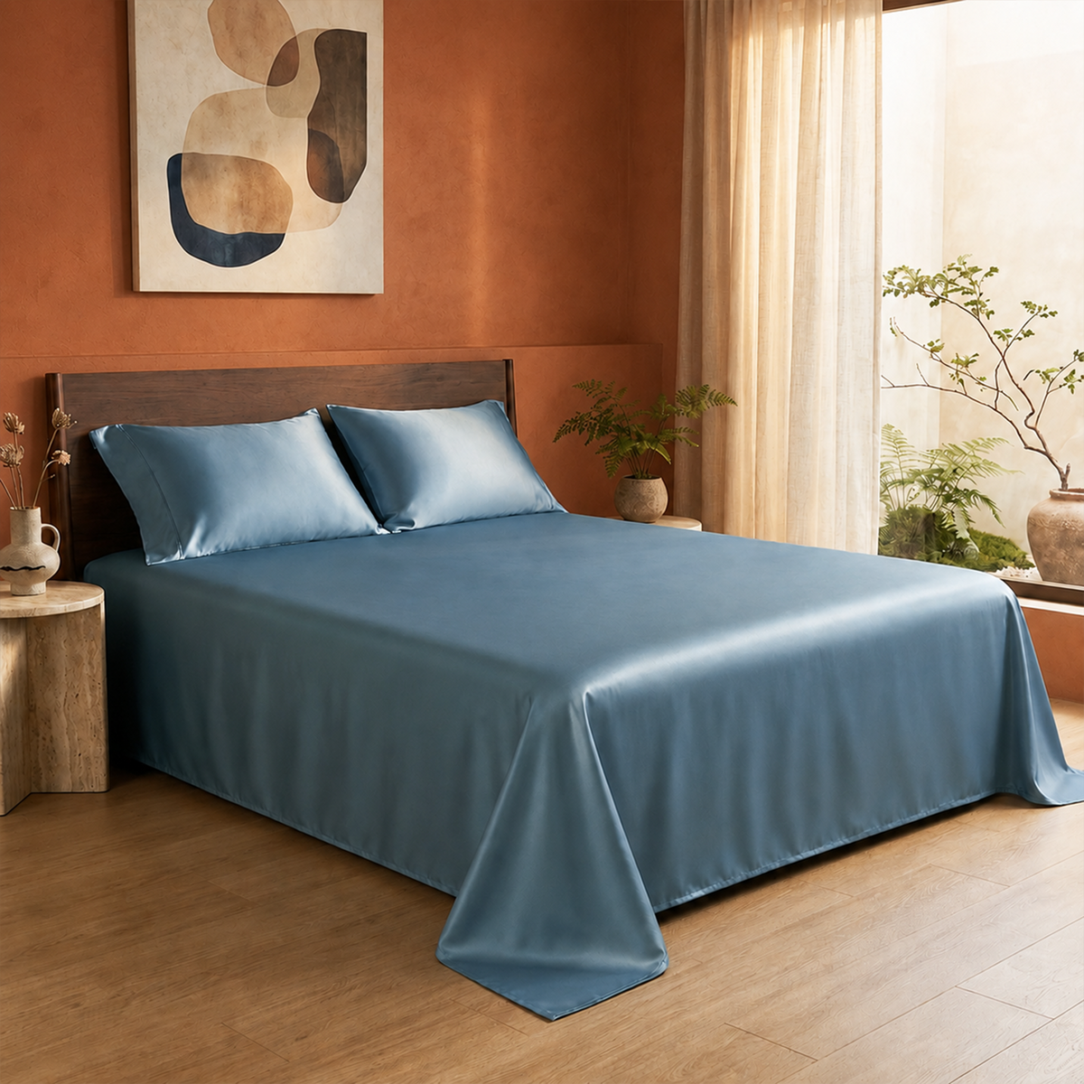 Organic Bamboo Bedsheet – Soft, Cool & Breathable