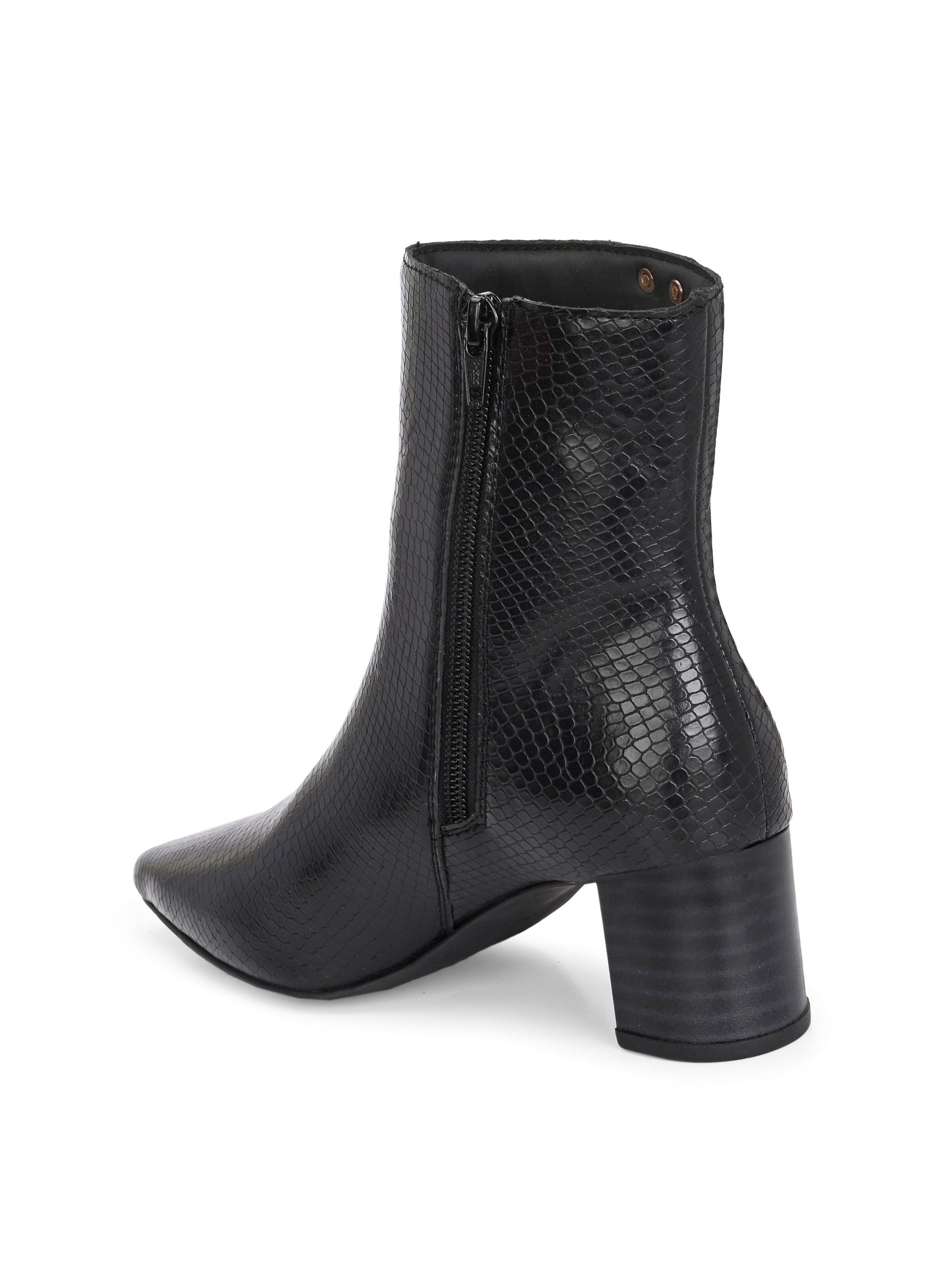 El Paso Women Faux Leather Casual Chelsea Boots-2