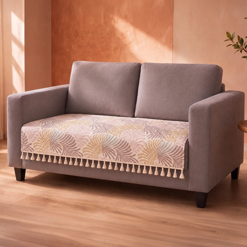 Opal Palms - Printed Sofa Cover (Multicolor)-2