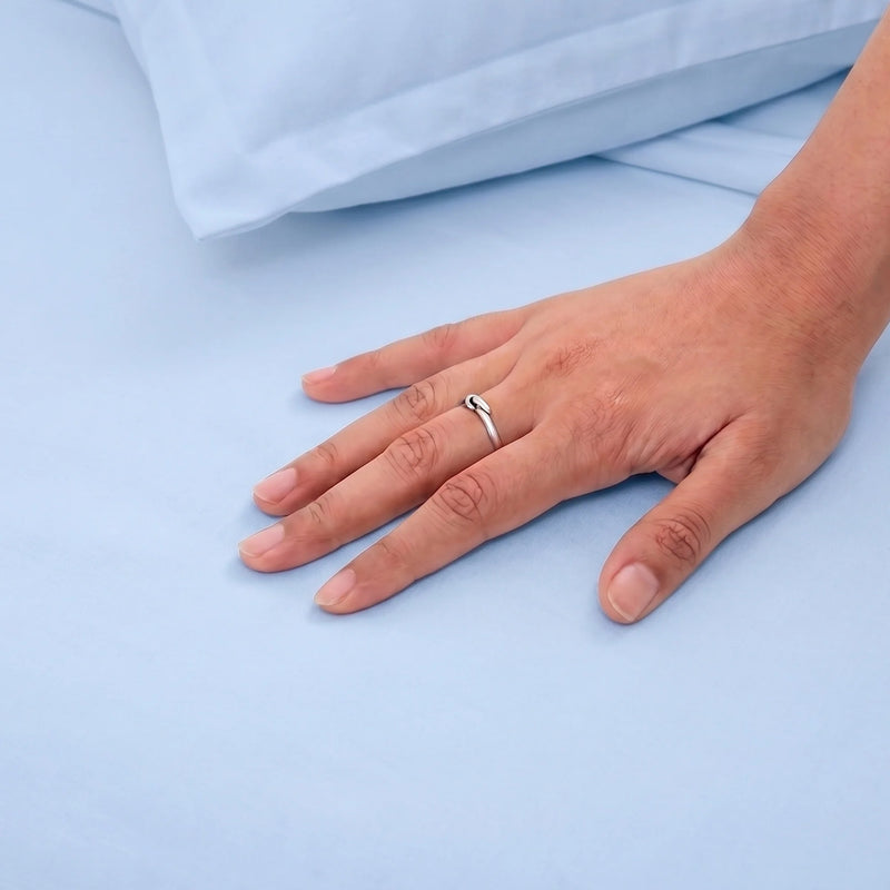 Fort Mellow - Solid Duvet Cover (Light Blue)-2