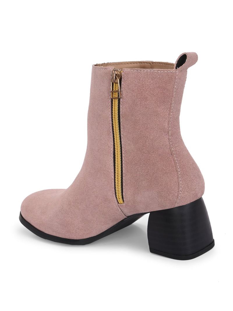 El Paso Women Faux Leather Casual Chelsea Boots-11