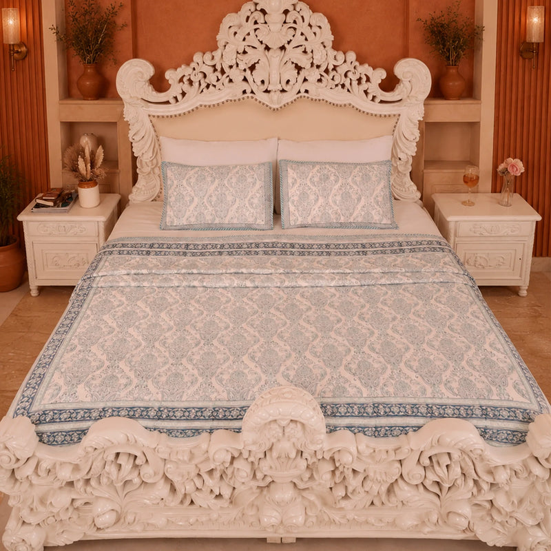 Elite Touch - Handblock Bedcover-2