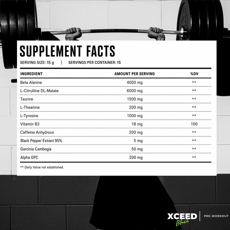 XCEED Black Series | Masala Lemon Pre-workout-2