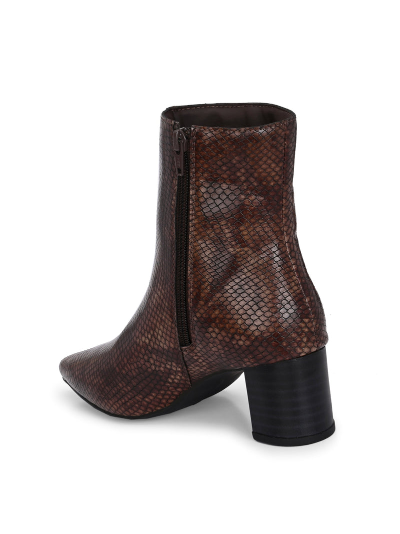 El Paso Women Faux Leather Casual Chelsea Boots-14