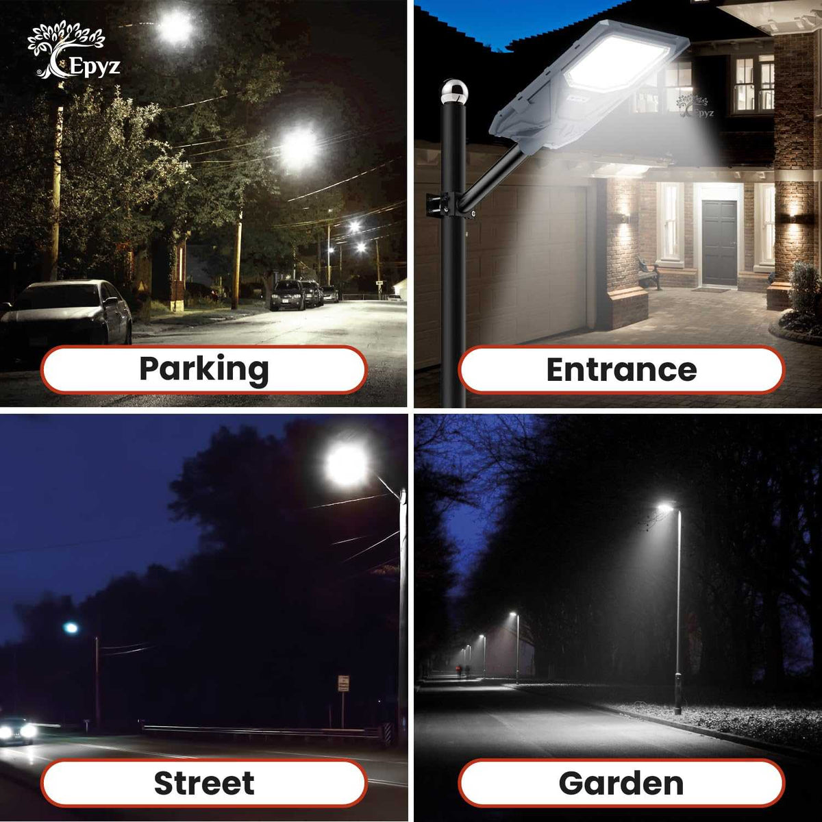 100W SOLAR STREET LIGHT WITH MOTION SENSOR