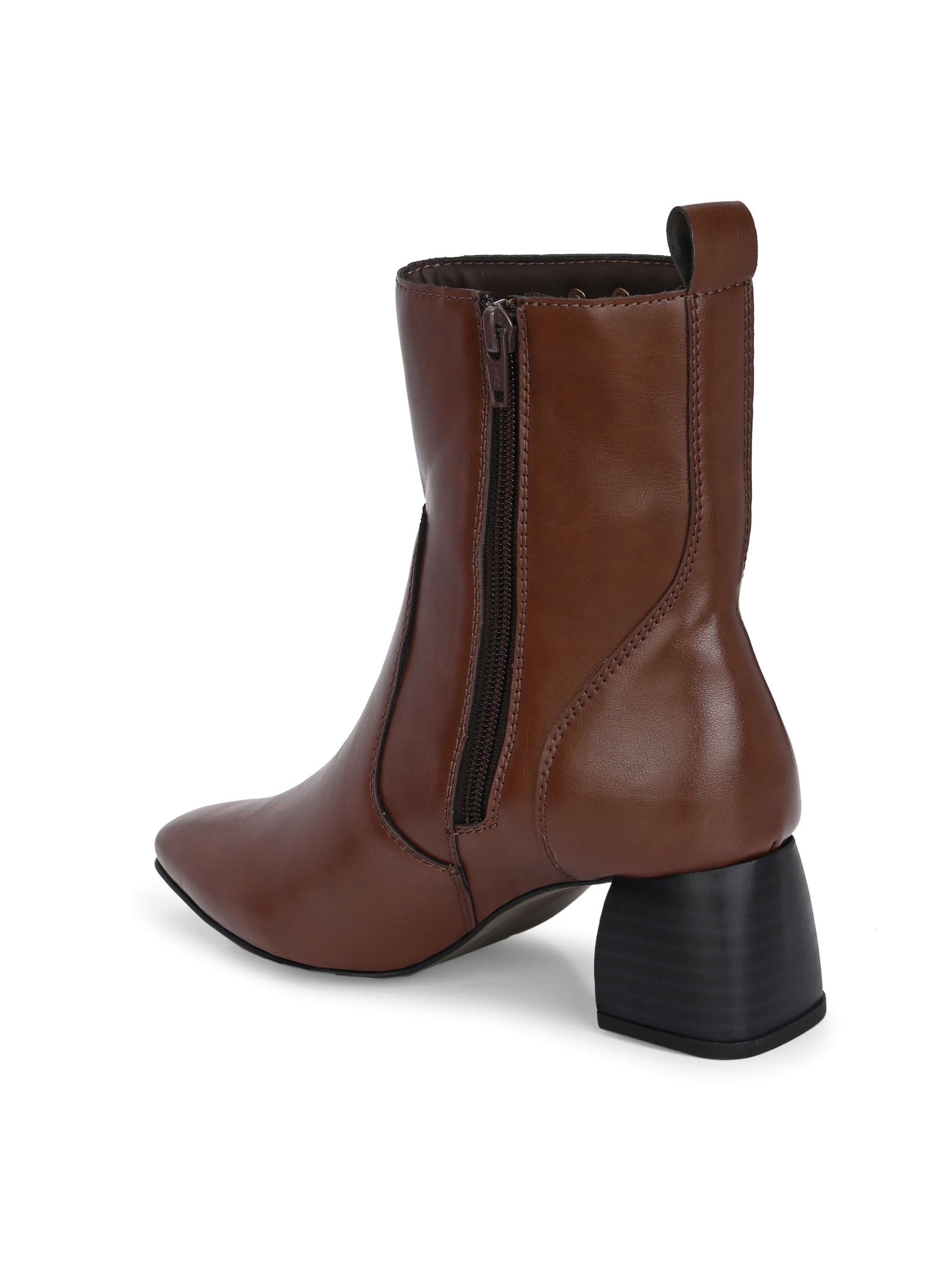 El Paso Women Faux Leather Casual Chelsea Boots-10