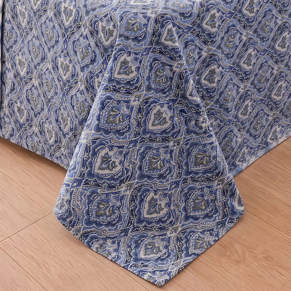 Imprimer Haze - Printed Dohar (Blue & White)