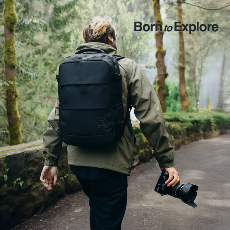 Commuter Black backpack-2