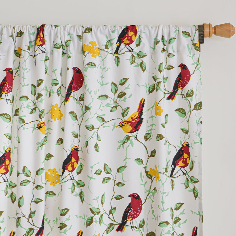Multicolor Little Wings Rod Pocket Duck Curtain-2