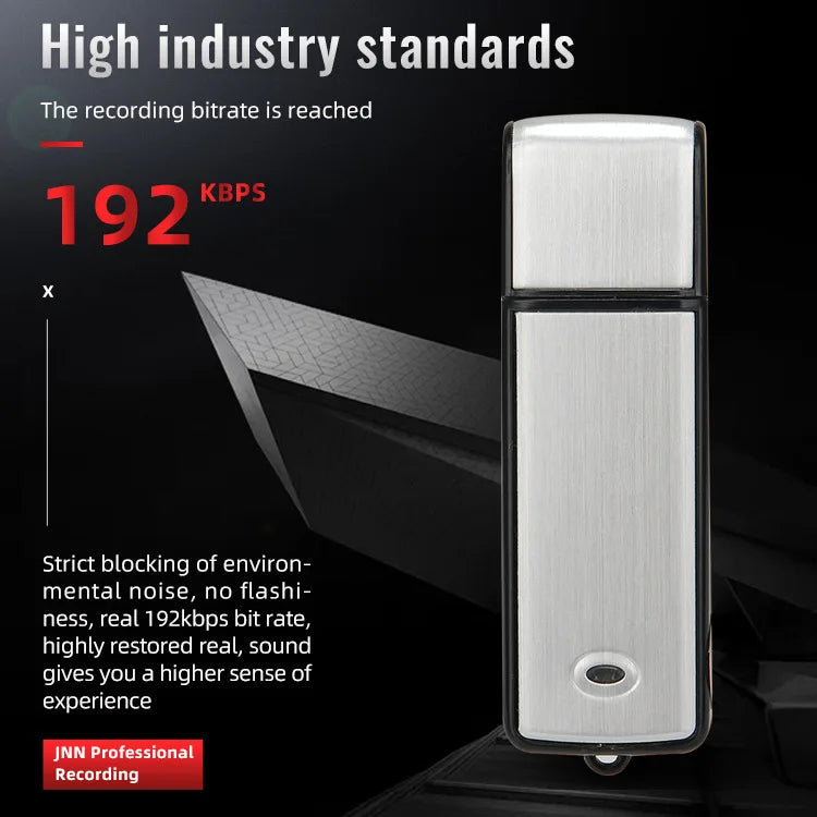 X09 Mini 8GB HD Voice Recorder USB Flash Drive Audio Voice Recording Device