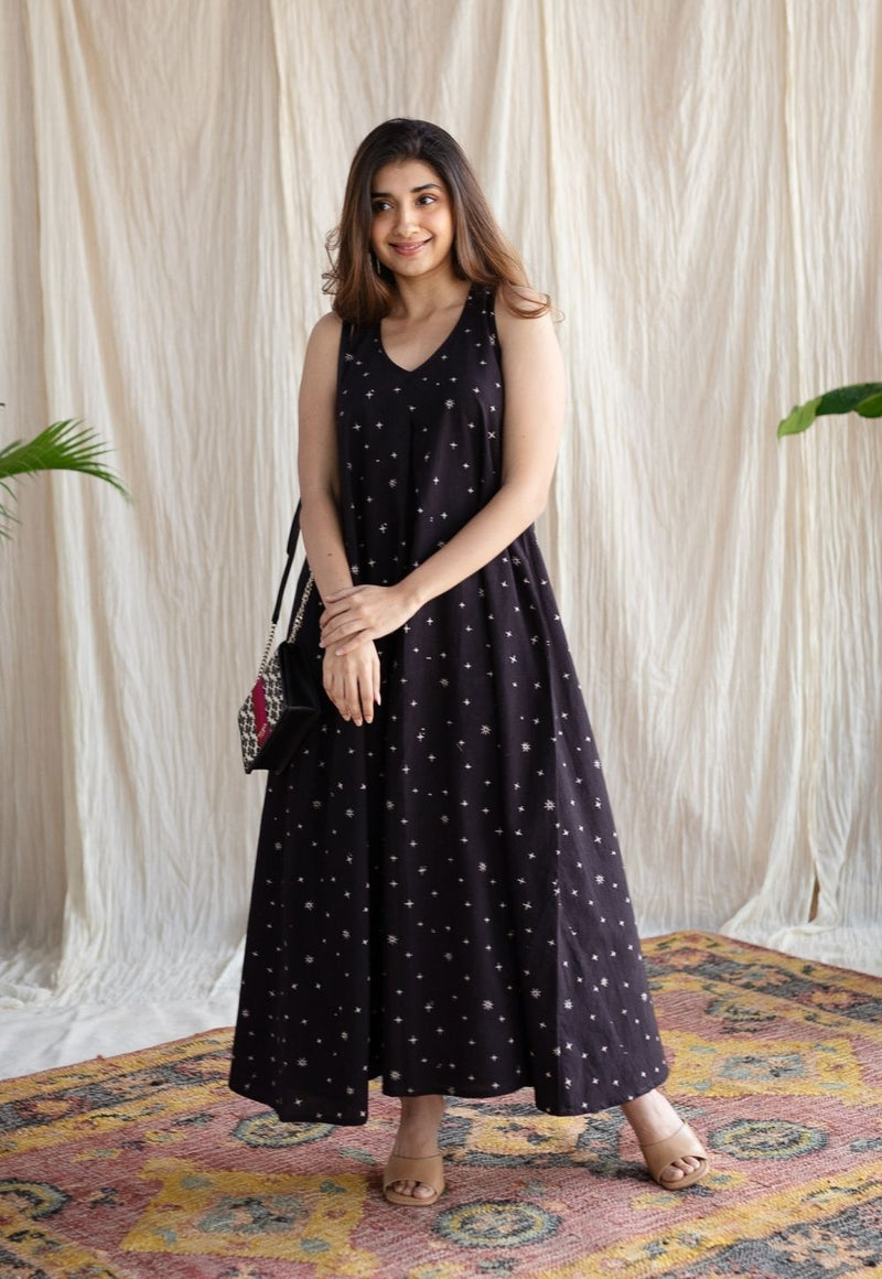 Ditya Ajrakh Cotton Dress
