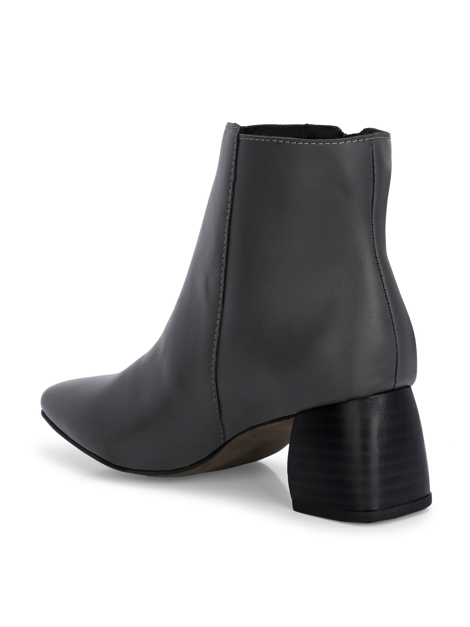 EL PASO Women Suede Faux Leather Casual Chelsea Boots-19