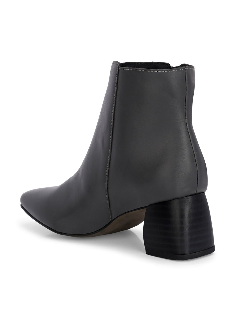 EL PASO Women Suede Faux Leather Casual Chelsea Boots-19