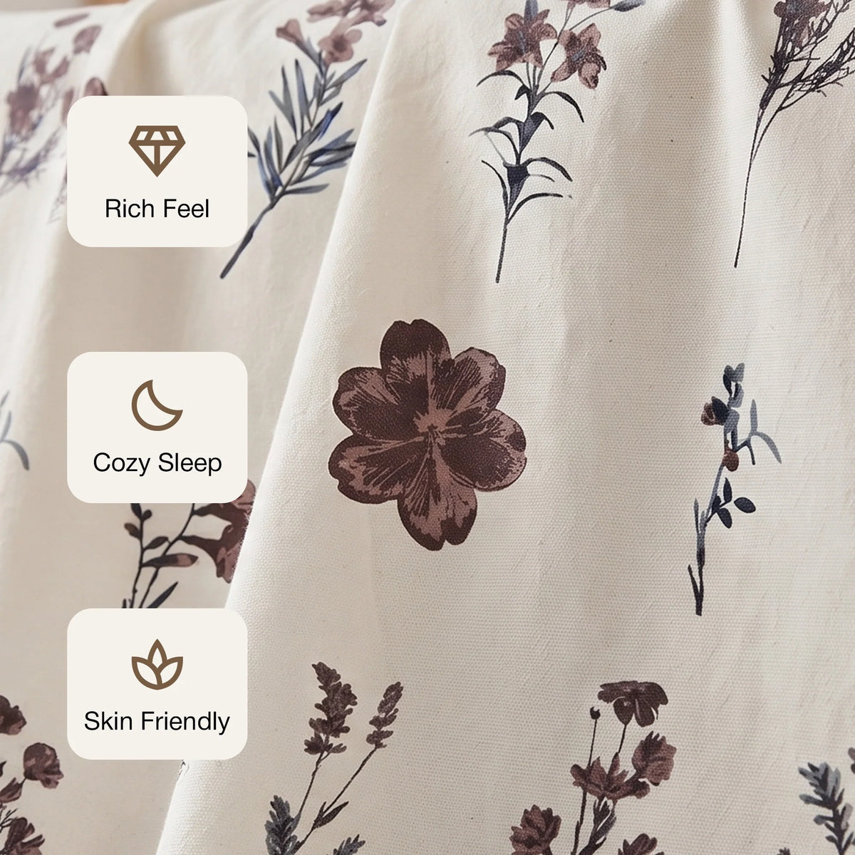 Prairie Charm - Floral Bedsheet