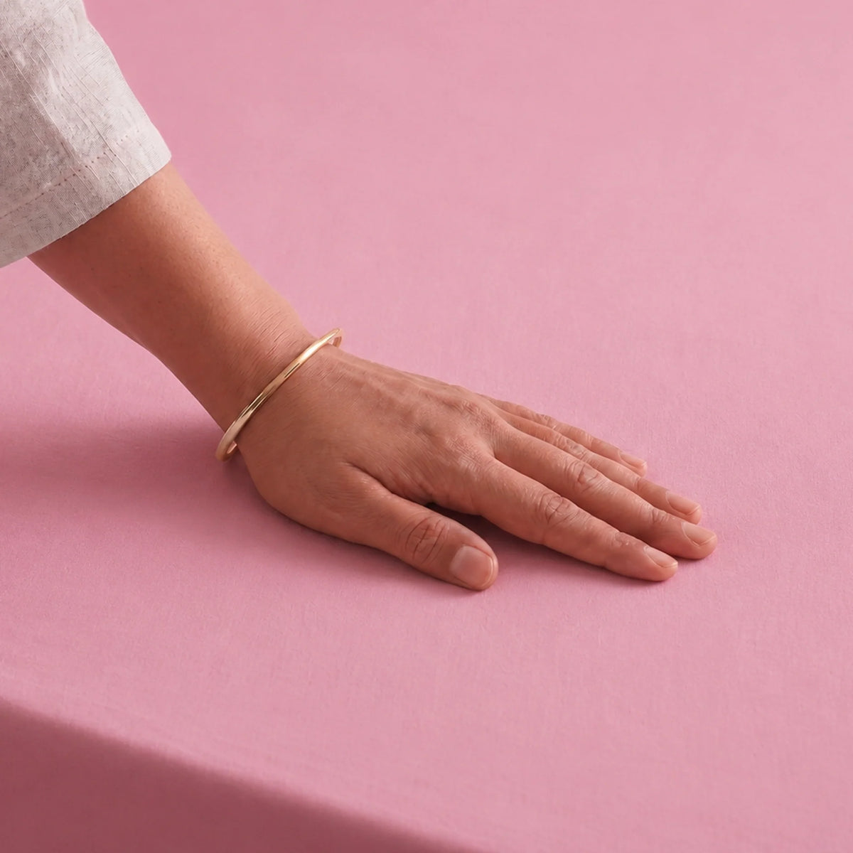 Fort Nightingale - Solid Bedsheet (Pink)