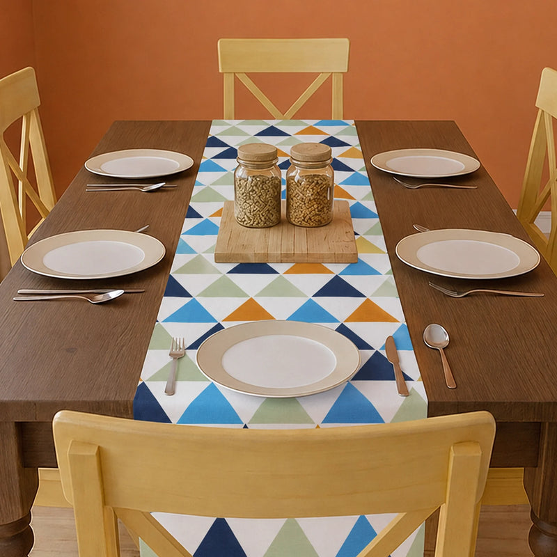 Imprimer Diamond - Printed Table Runner (Multicolor)-2