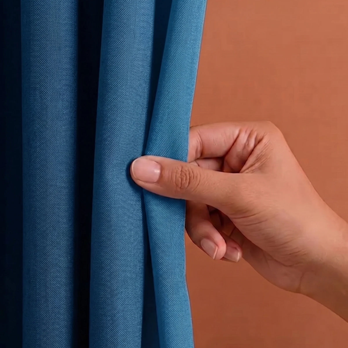 Fort Essential - Rod Pocket Blackout Curtain (Blue)