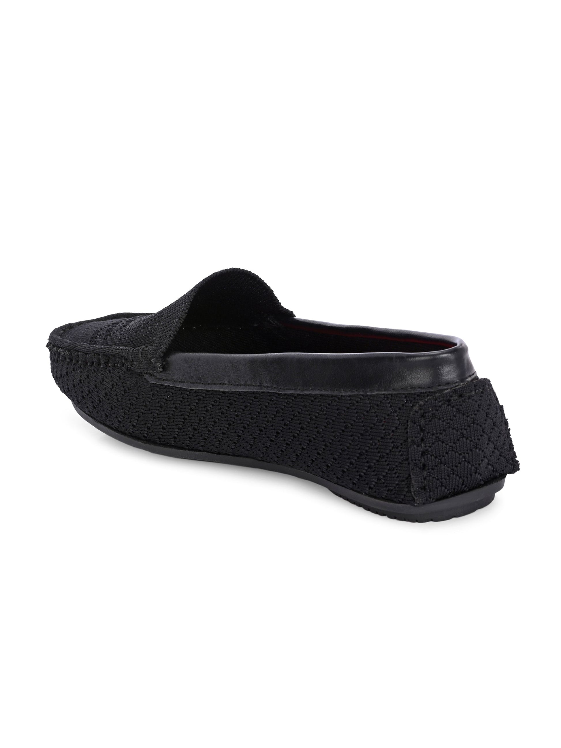 EL PASO Women Faux Leather Casual Slip On Loafers-3