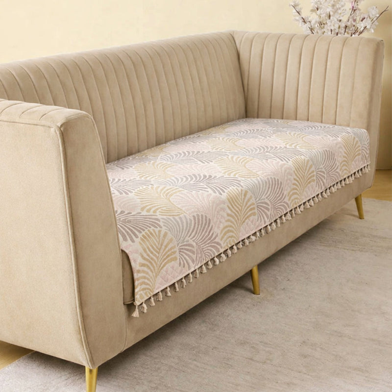 Opal Palms - Printed Sofa Cover (Multicolor)-14