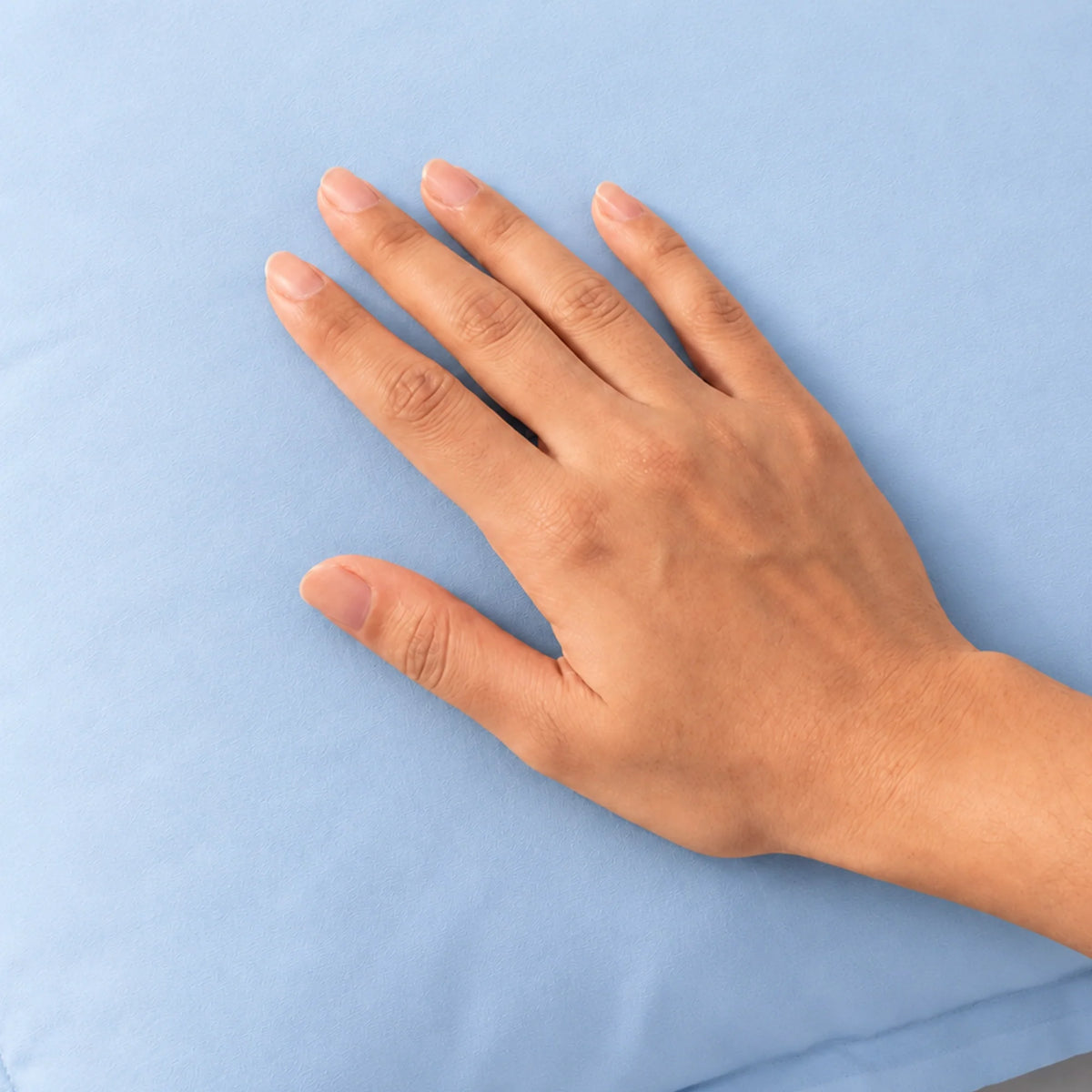 Fort Nightingale - Solid Pillow Cover (Sky Blue) (Bedsheet Excluded)