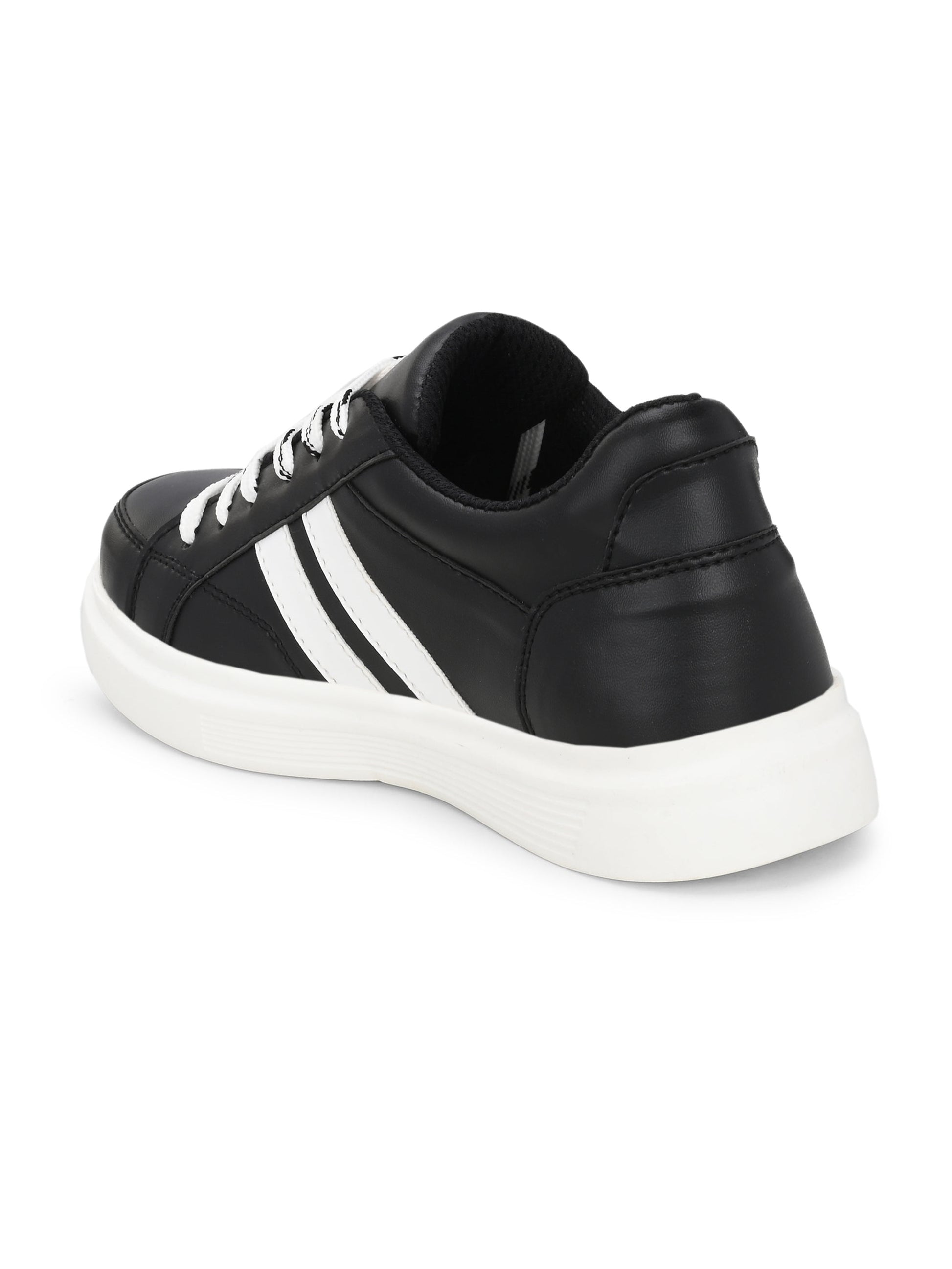 EL PASO Faux Leather Casual Lace Up Sneakers For Women-22