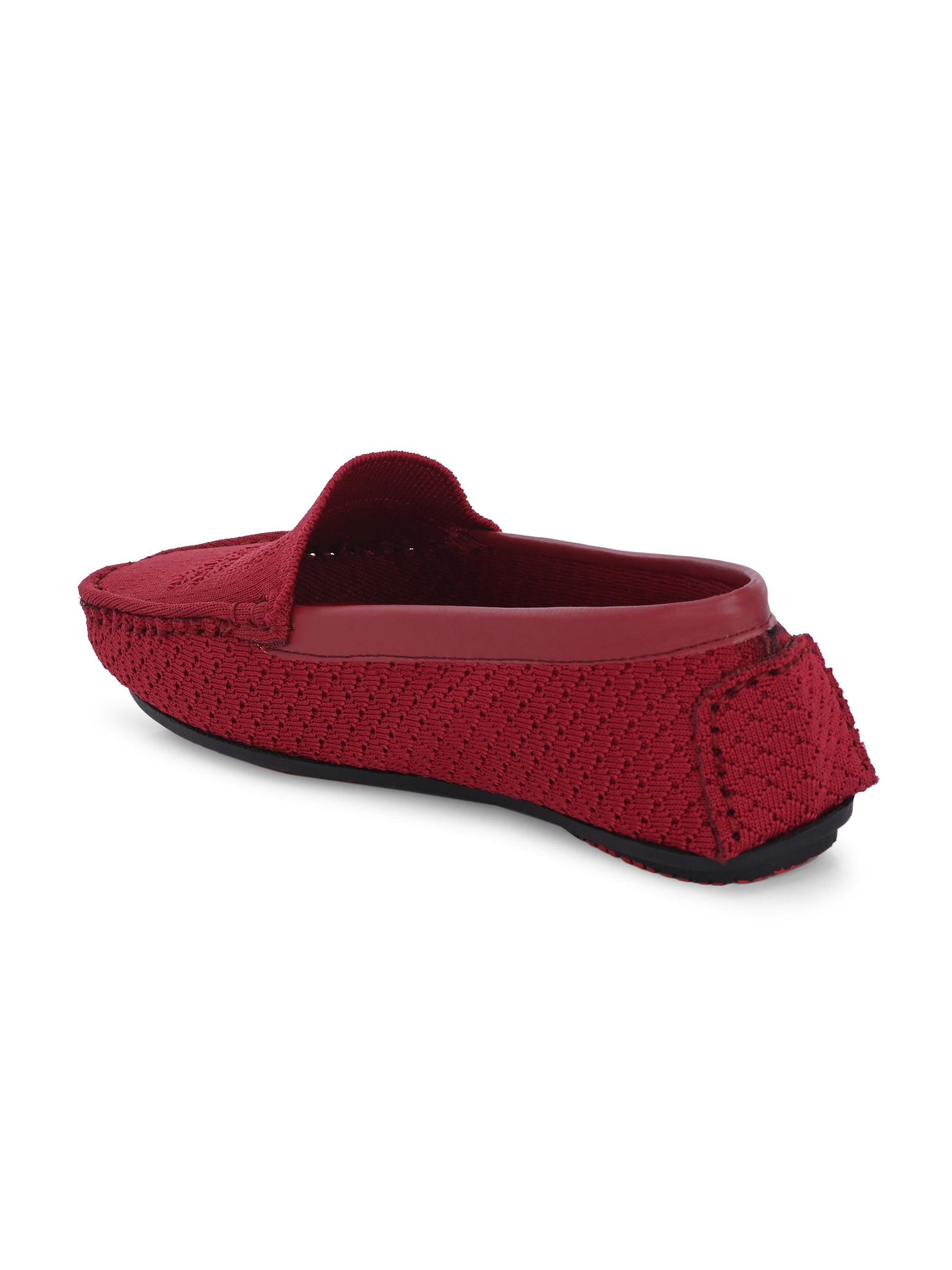 EL PASO Women Faux Leather Casual Slip On Loafers-11
