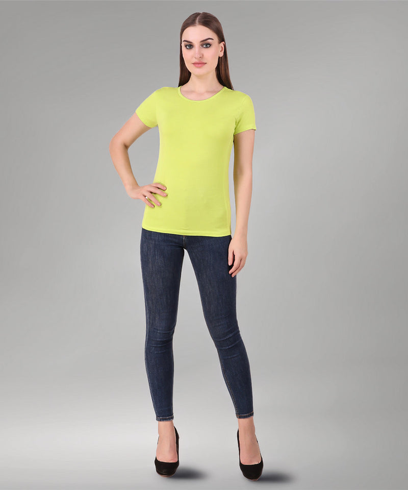 Naturefab Women's Organic Bamboo Tshirt Lemon-6