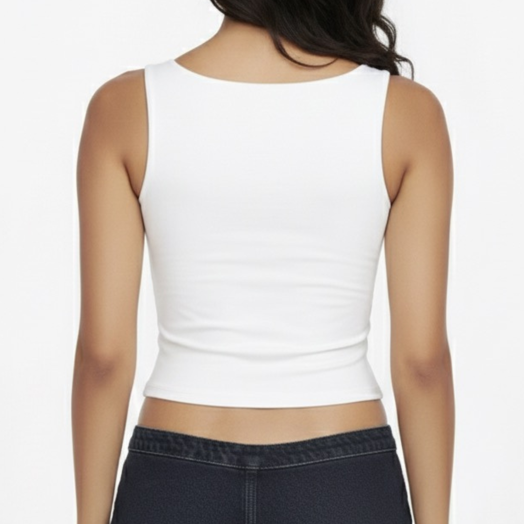 SQUARE NECK TOP