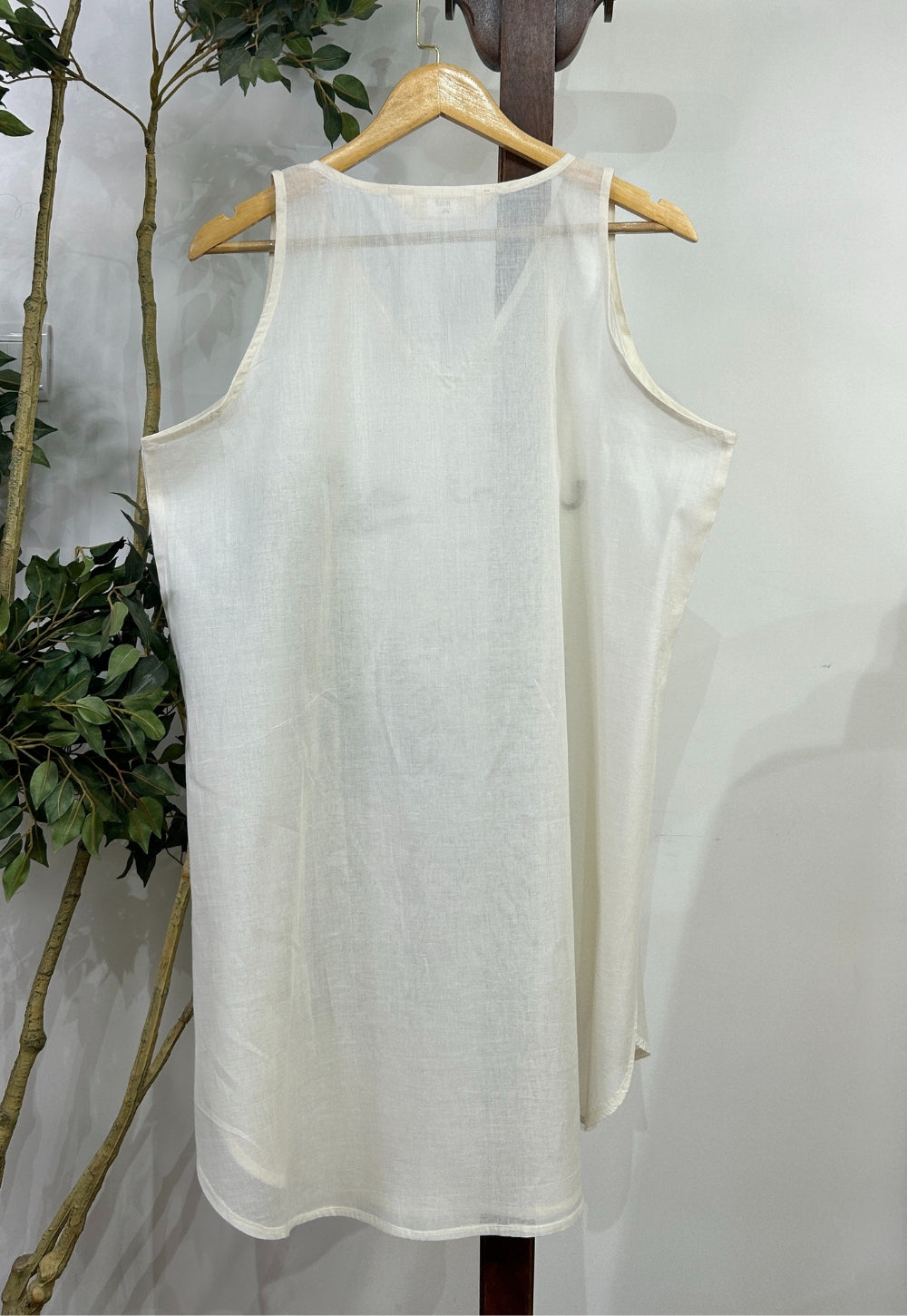 Solid Mul Cotton Straight Slip
