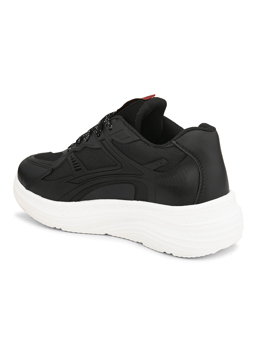 Women Solid Round Toe Lightweight Sneakers-4