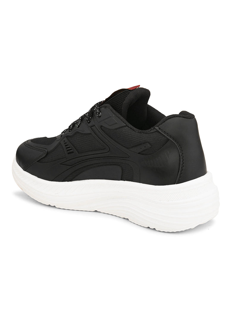 Women Solid Round Toe Lightweight Sneakers-4