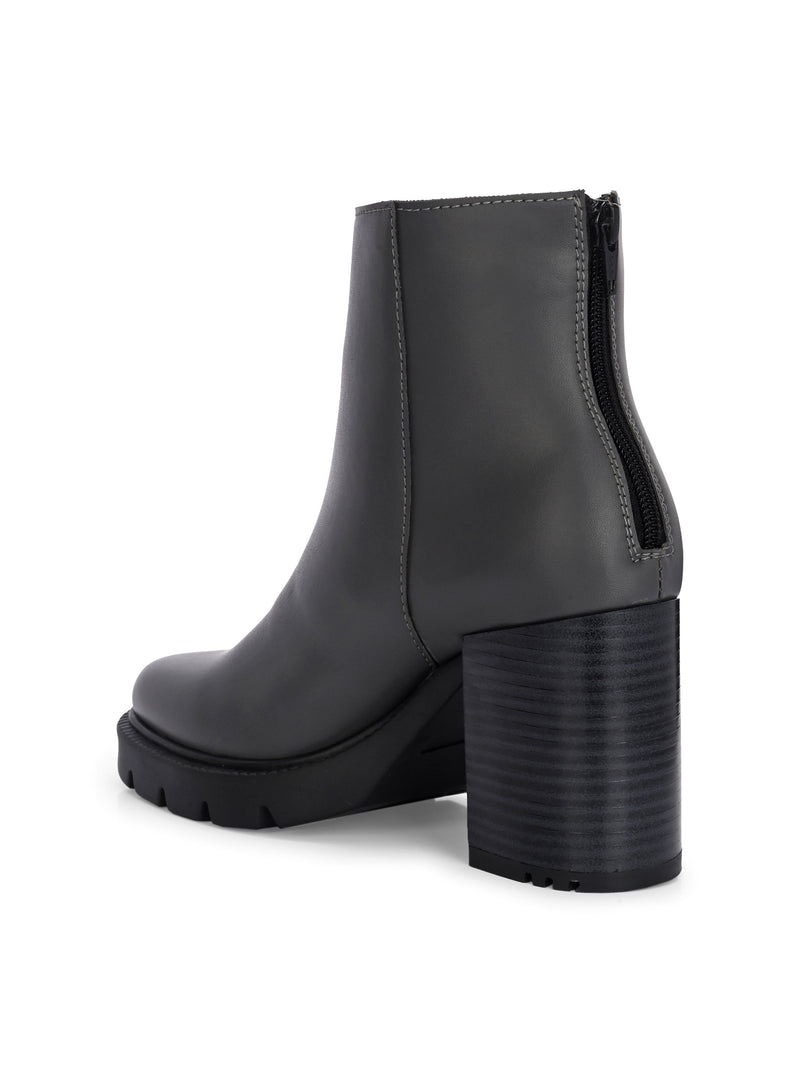 EL PASO Women Faux Leather Casual Chelsea Boots-42