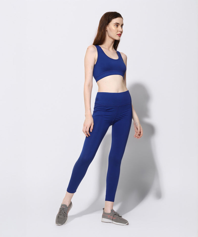 Naturefab Women's Bamboo Coórds Set Blue-3