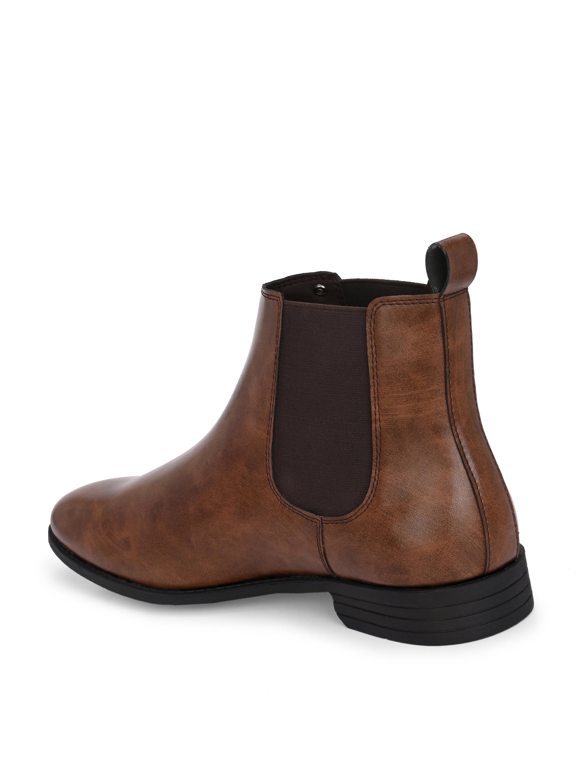 El Paso Men Faux Leather Casual Chelsea Boots-10