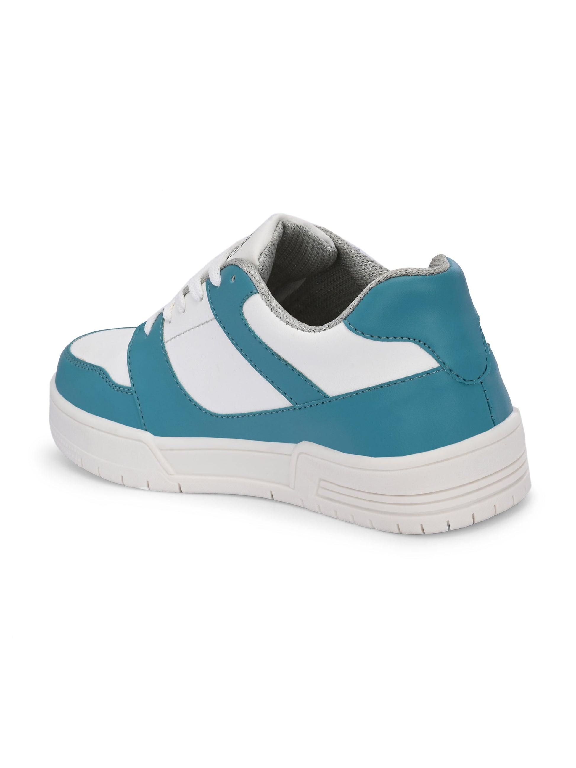 EL PASO Faux Leather Casual Shoes Lace Up Sneakers For Women-2