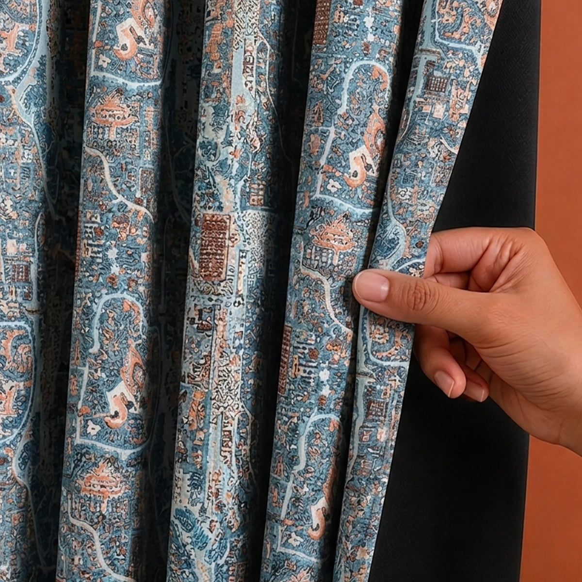 Imprimer River Village - DP curtain