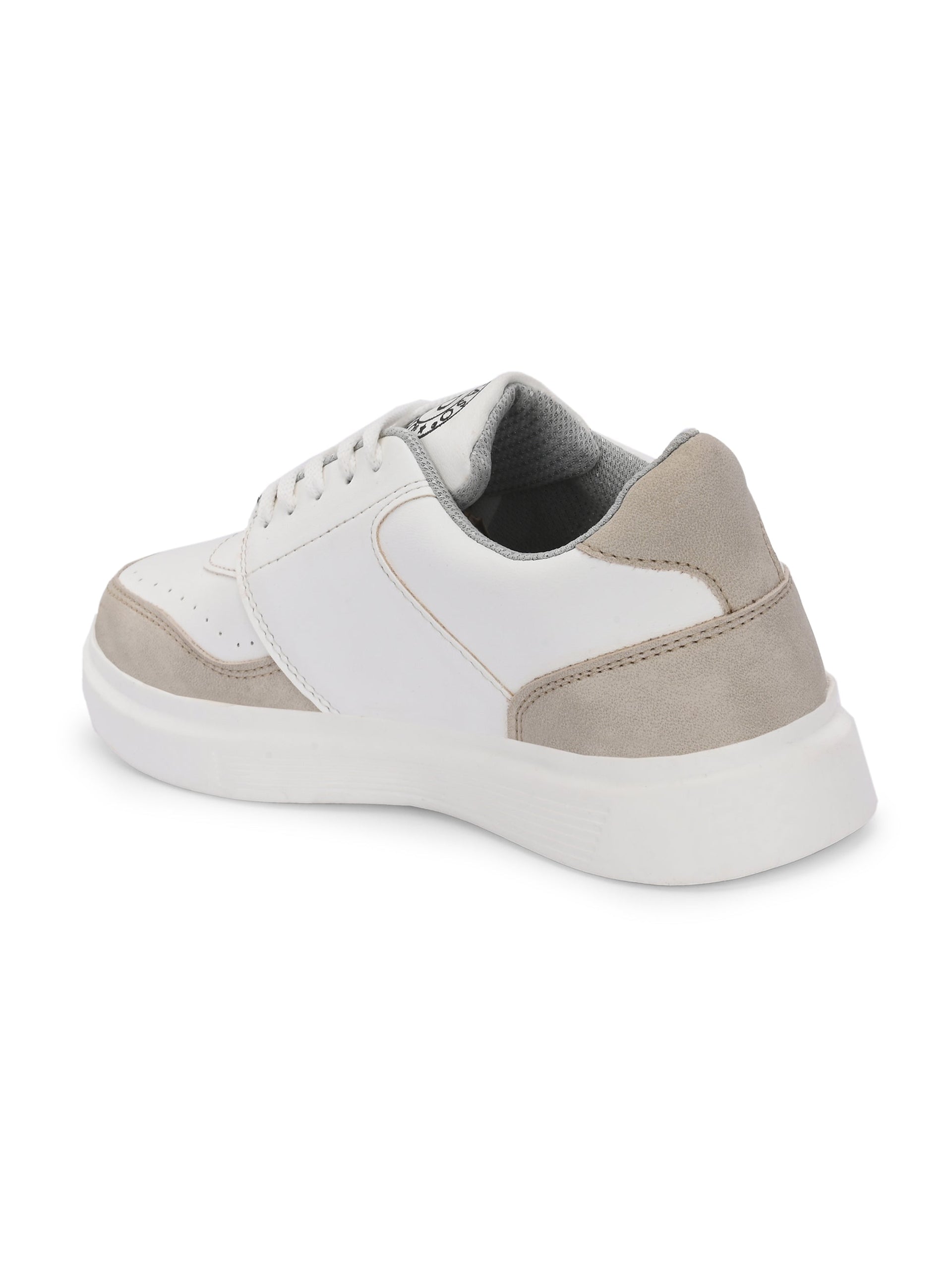 EL PASO Faux Leather Casual Lace Up Sneakers For Women