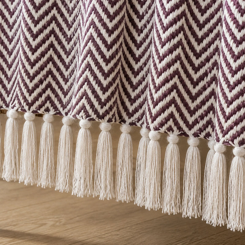 Tessitura Brown Chevron - Throw-2
