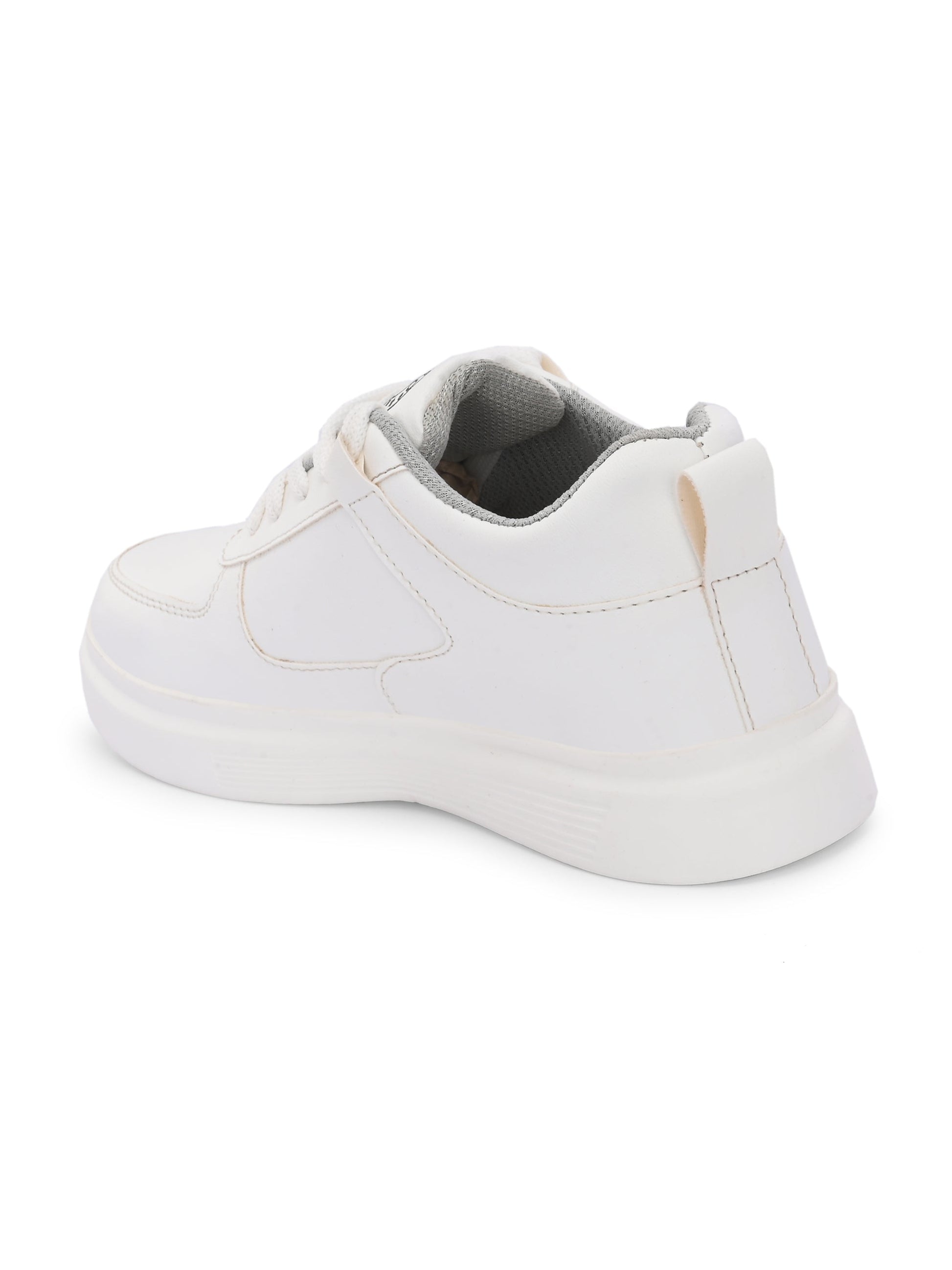 EL PASO Faux Leather Casual Lace Up Sneakers For Women-39