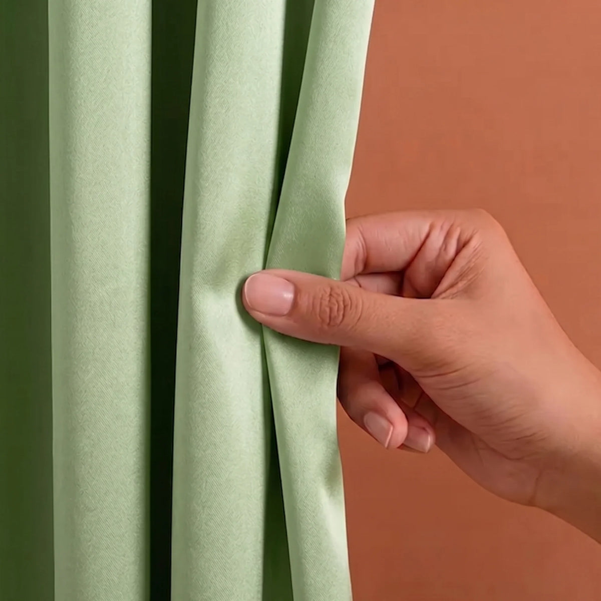 Fort Essential - Rod Pocket Blackout Curtain (Avacado Green)