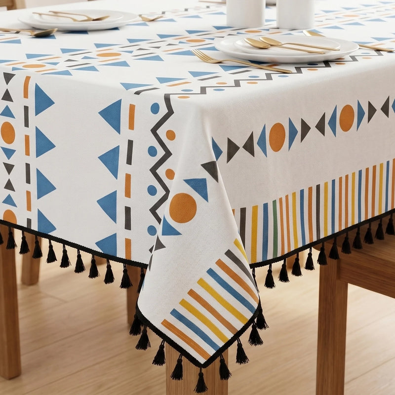 Imprimer Handpicked Santo - Table Cover (Blue)-2
