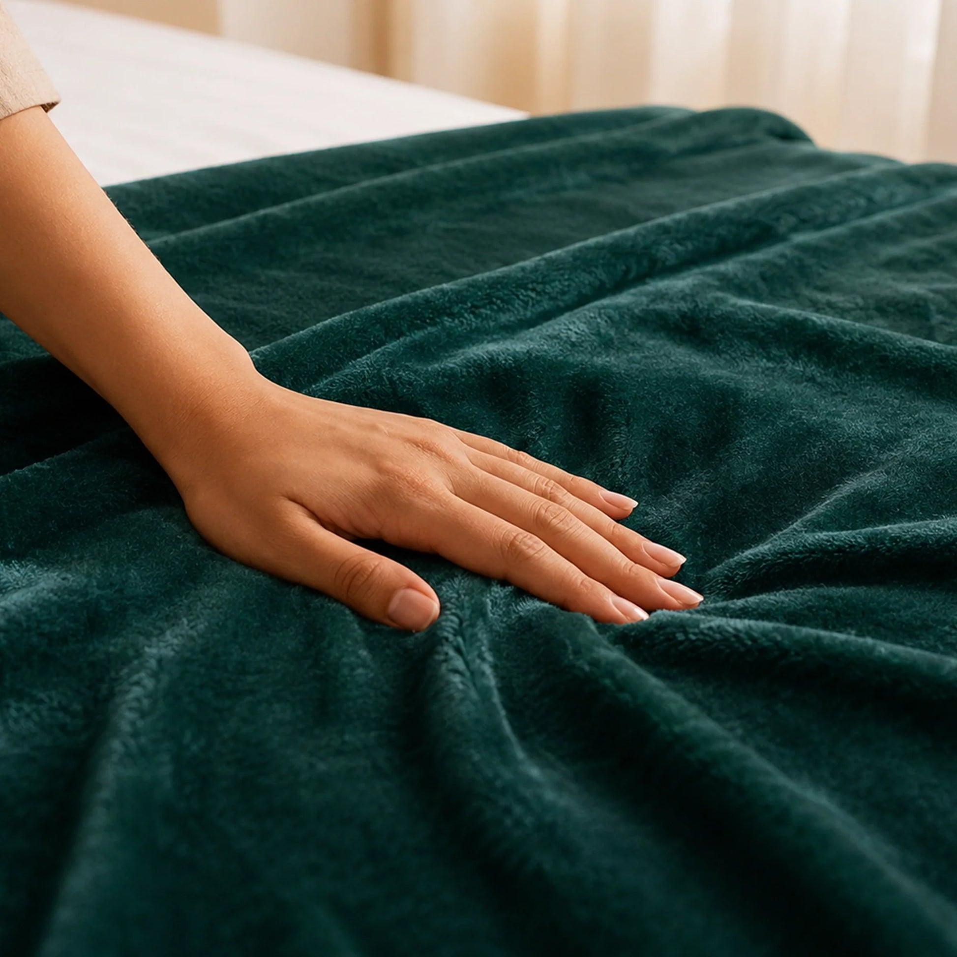 Fort Mellow - Plush Blanket (Green)-2