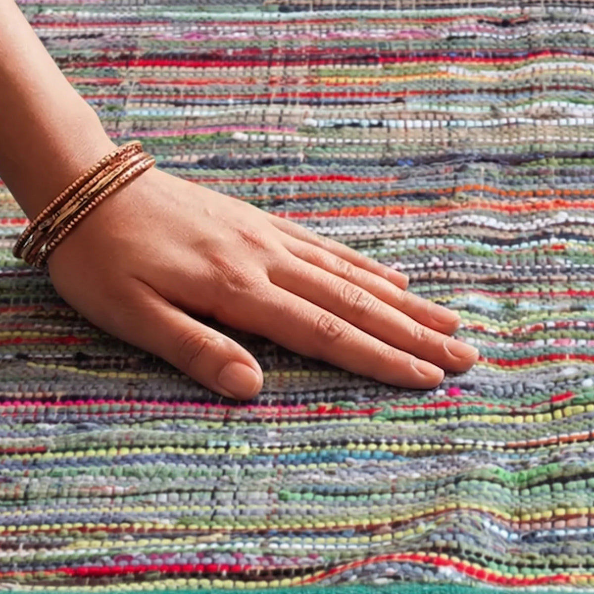 Earthology Harmony - Recycled Rug (Green)