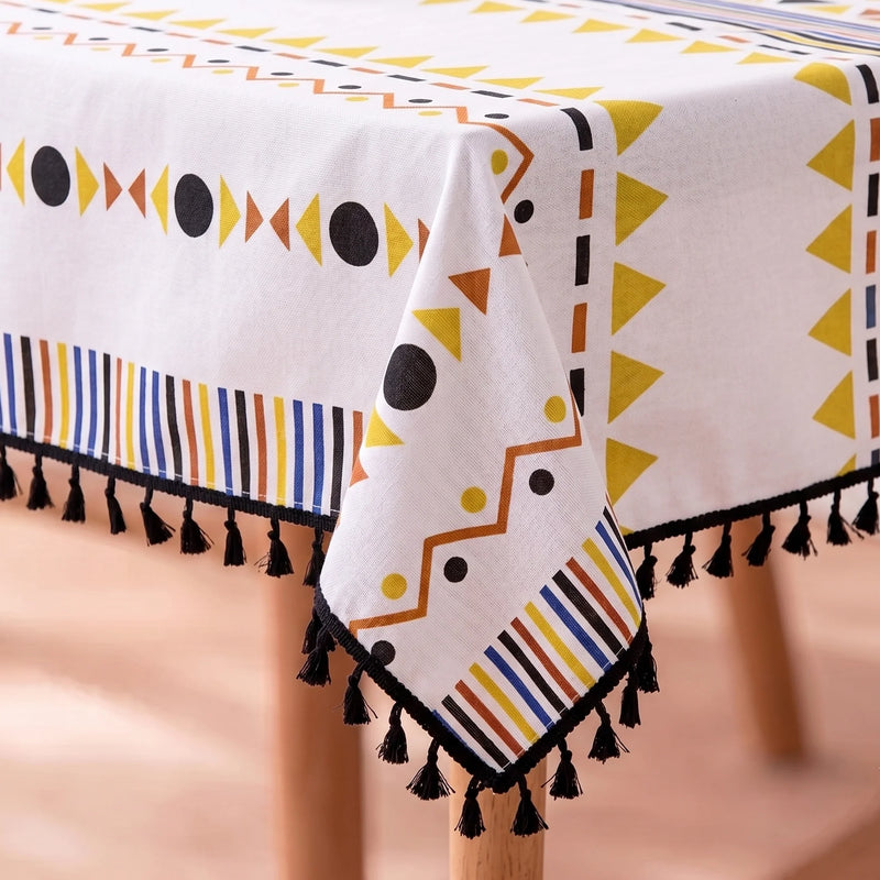 Imprimer Handpicked Santo - Table Cover (Yellow)-2