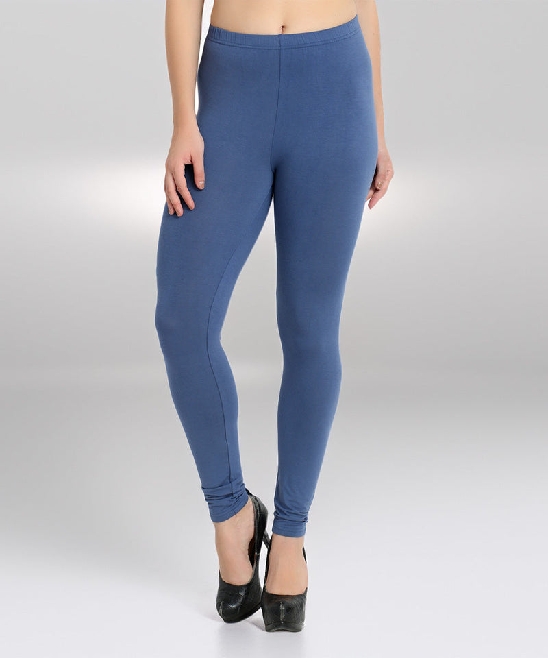 Naturefab Women's Organic Bamboo Legging Blue-1