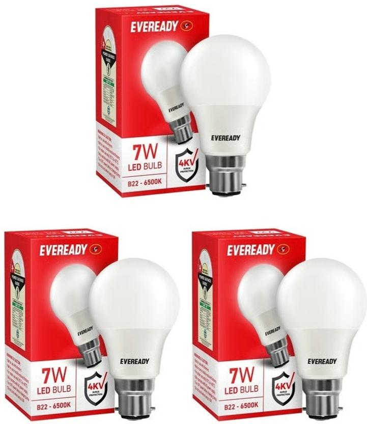 EVEREADY 7 W Basic Standard B22 LED Bulb