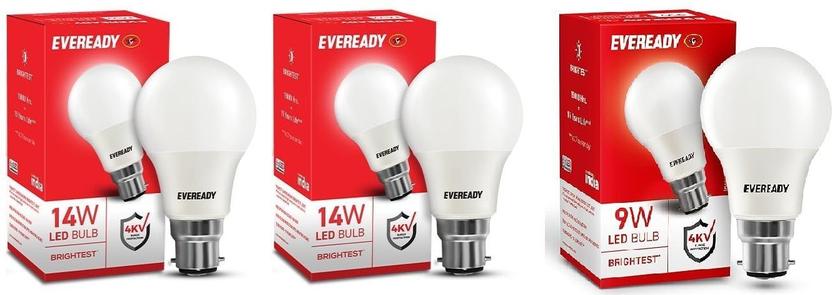EVEREADY 14 W, 14 W, 9 W Basic Standard B22 D LED Bulb