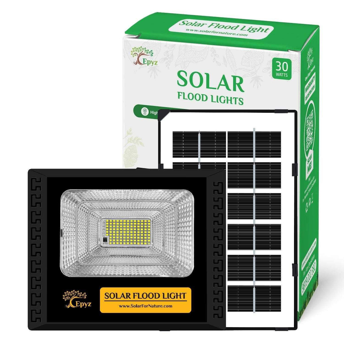 30 Watt Outdoor Solar Flood Light for Home