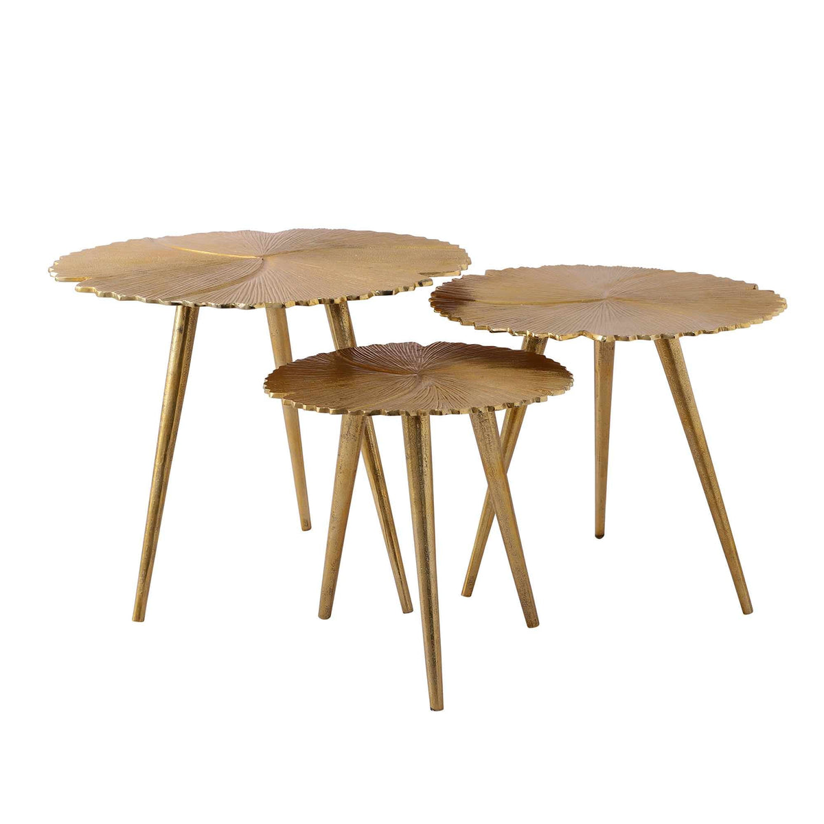 Sable Leaf Table Set of 3